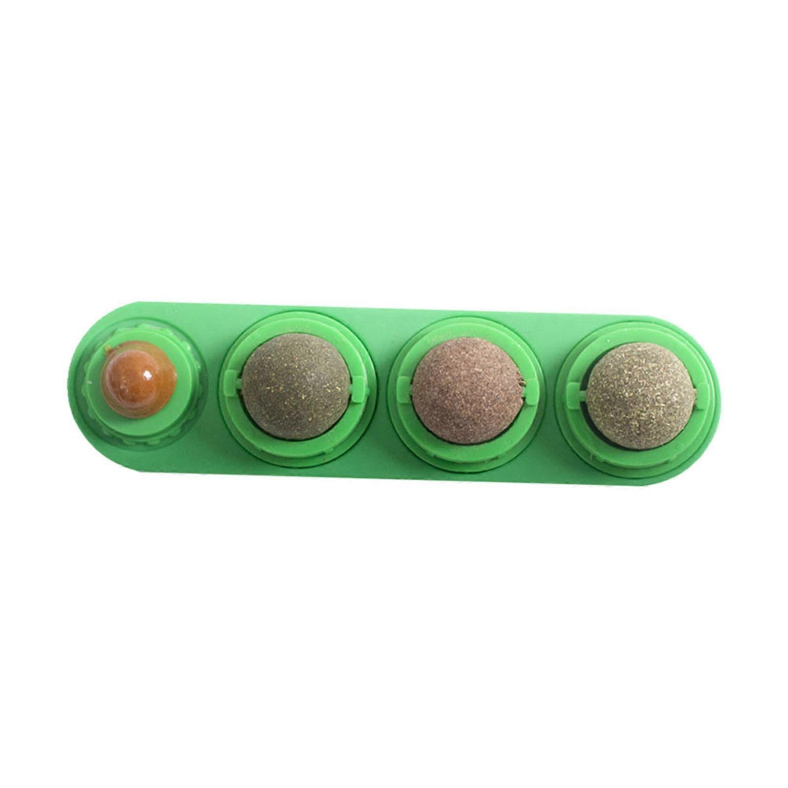 3-in-1 Catnip Spinnings Ball for Cat Edible Cat Lickable Ball Chews Toys Pet Cat Supplies