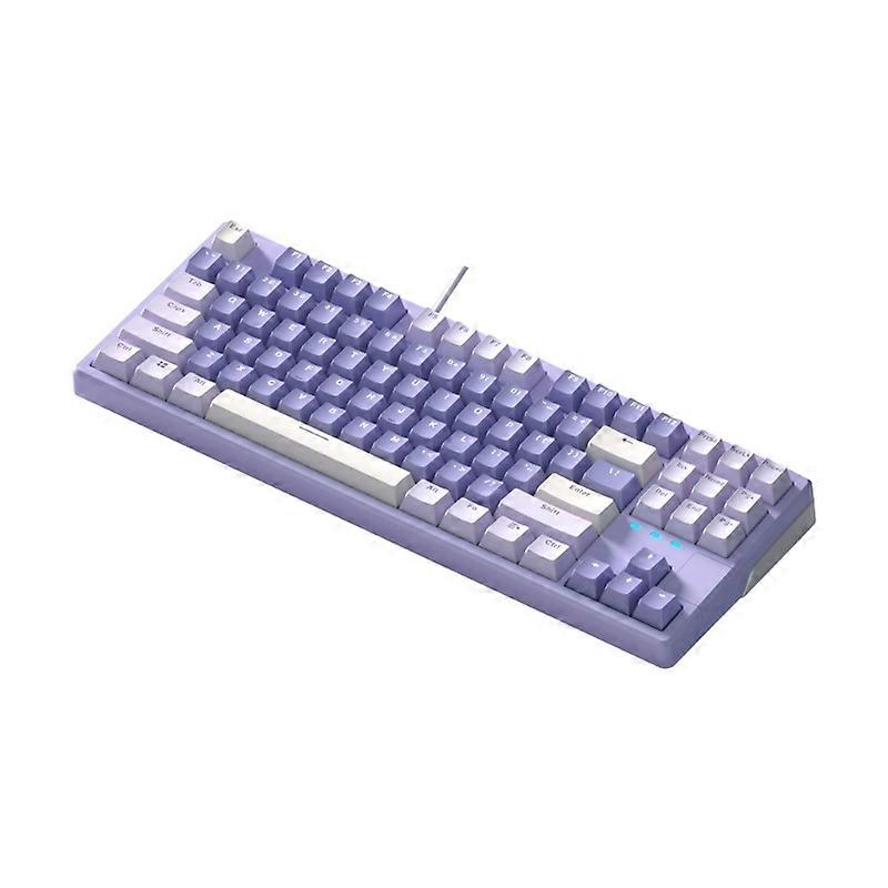 X87 Mechanical Keyboard Customized RGB PBT-Keycaps Hot-Plug Gasket Structure