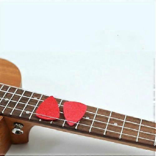 10 PCS Ukulele Guitar Wool Felt Picks
