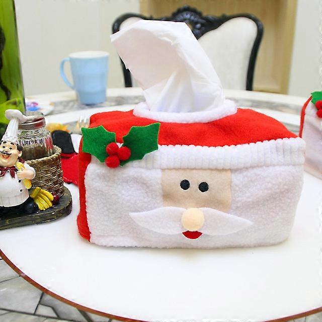 Merry Christmas Santa Claus tissue box