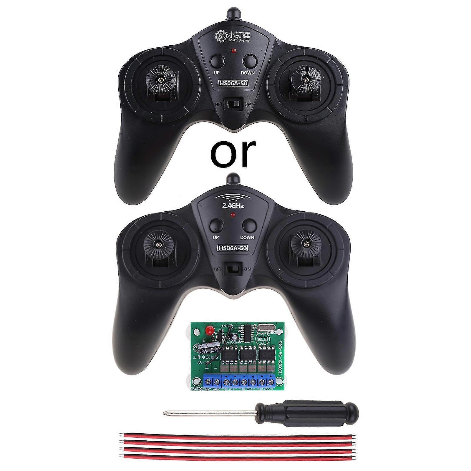 6ch High-power 2.4g 50 Meter Remote Control With Receiver 6-15v For Car Model Sh