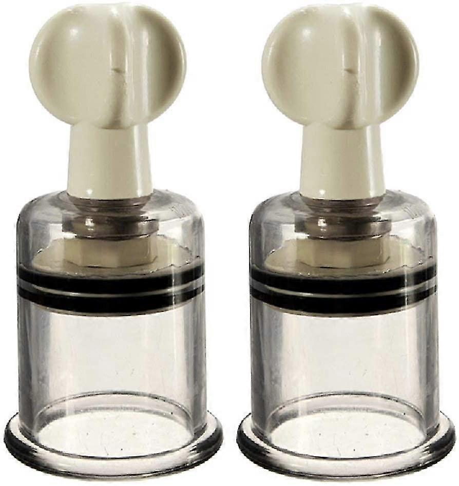 סט טיפולי כוסות רוח ואקום 2 יחידות להגדלת פטמות טבעית - פטמות מוצקות, מוצקות וגדולות יותר