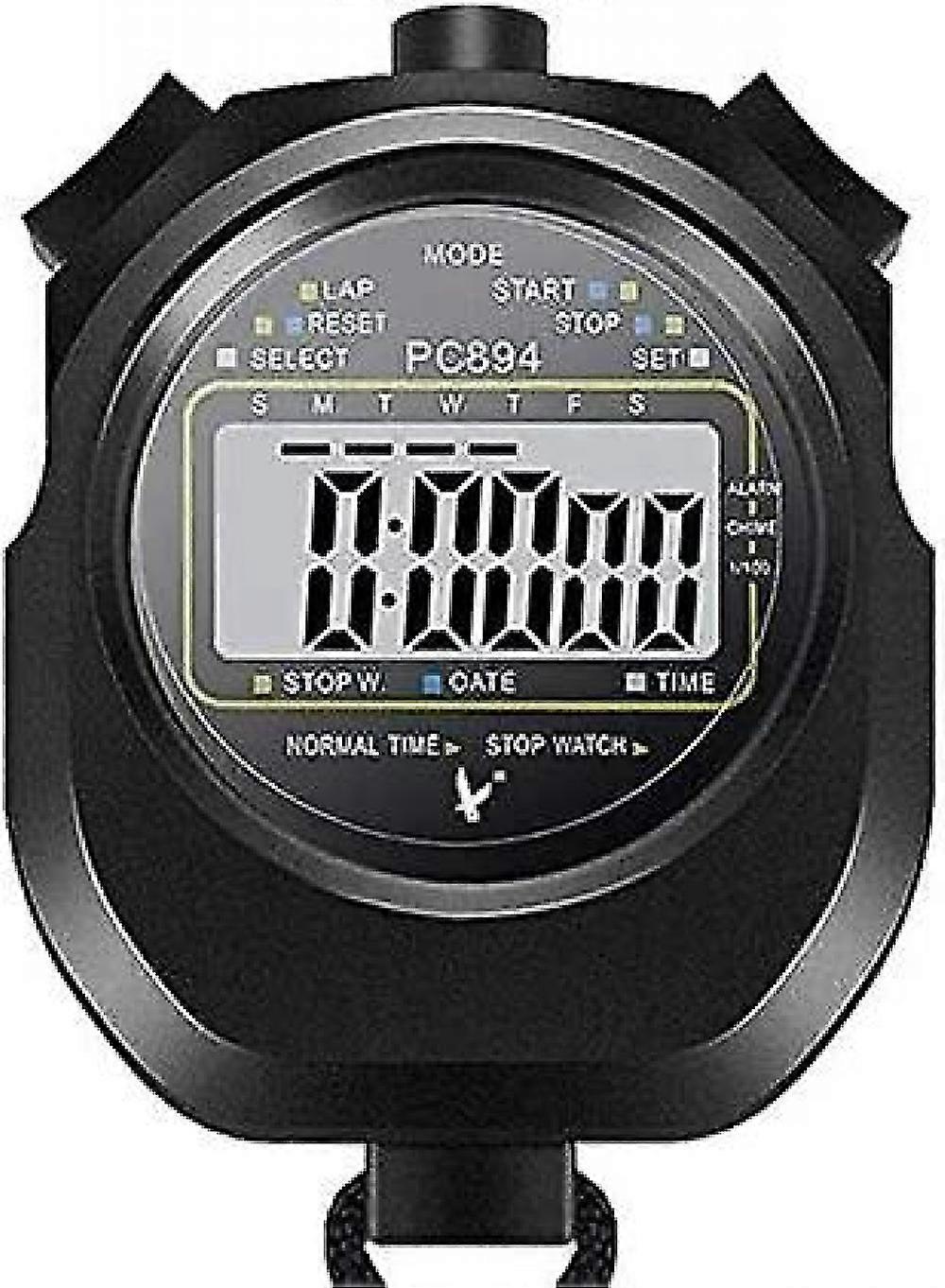 Stop watch Professional Timer 3 Button Operation With Digital Large Screen Stopwatch Sports Game Timer Countdown Waterproof