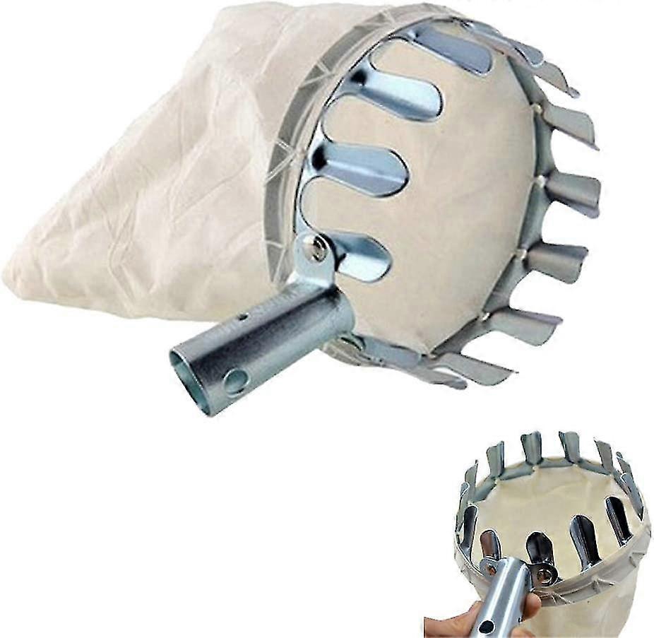 Fruit Pickers, Apple Picker Head, Metal Fruit Catcher Net With Protective Caps