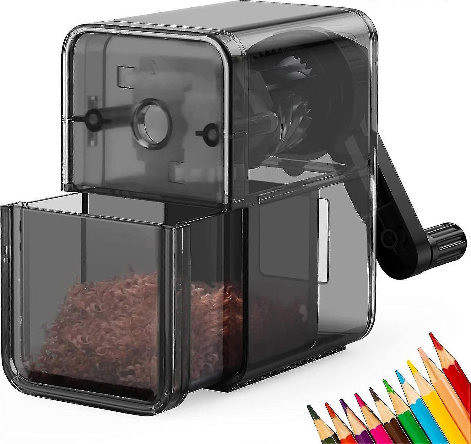 Pencil Sharpener, Manual Pencil Sharpener With Stronger Helical Blade