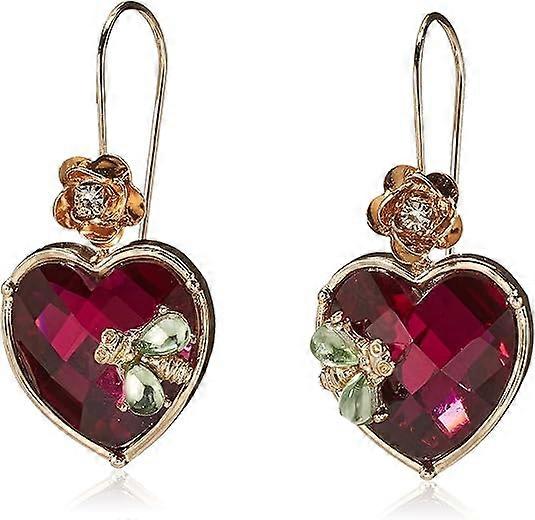 1 pair Heart Drop Earrings