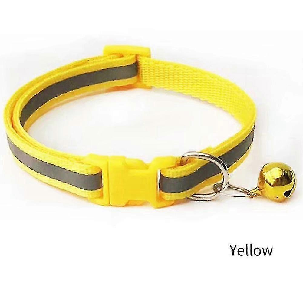 Reflective Kitten Cat Pet Collar Adjustable Bell Safety Quick Release Breakaway