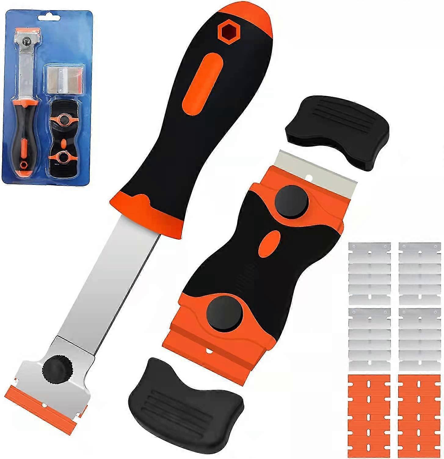 Cooker Induction Cooker Glass Scraper Cleaning Scraper (orange)