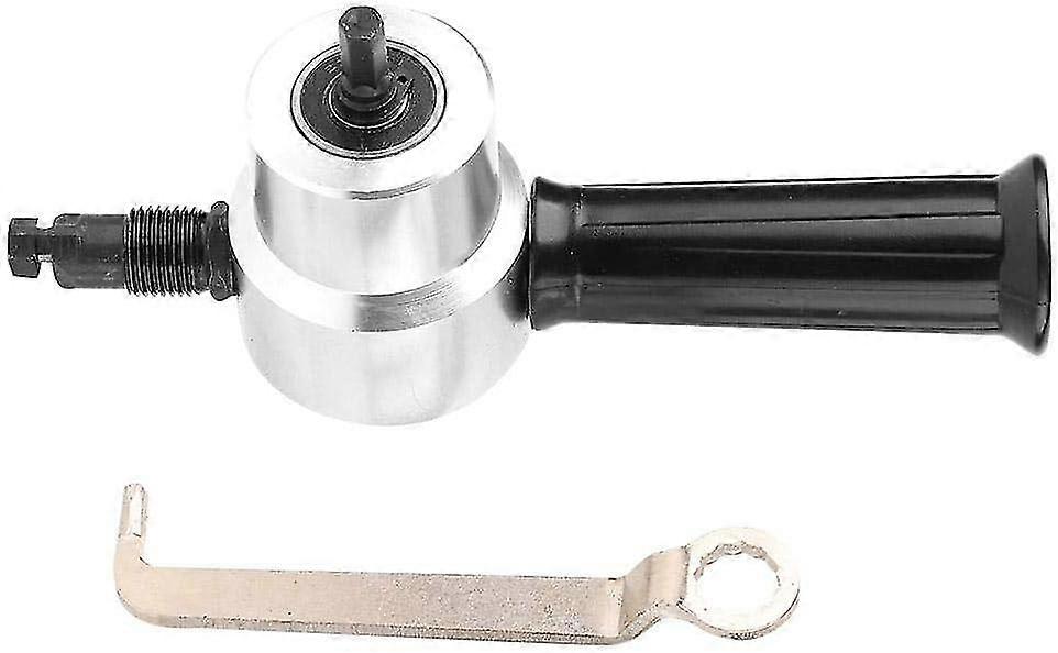 Metal Nibbler, Multipurpose Nibbler Saw Cutter Double Head Sheet Metal Nibbler Cutter Drill Attachment Kit