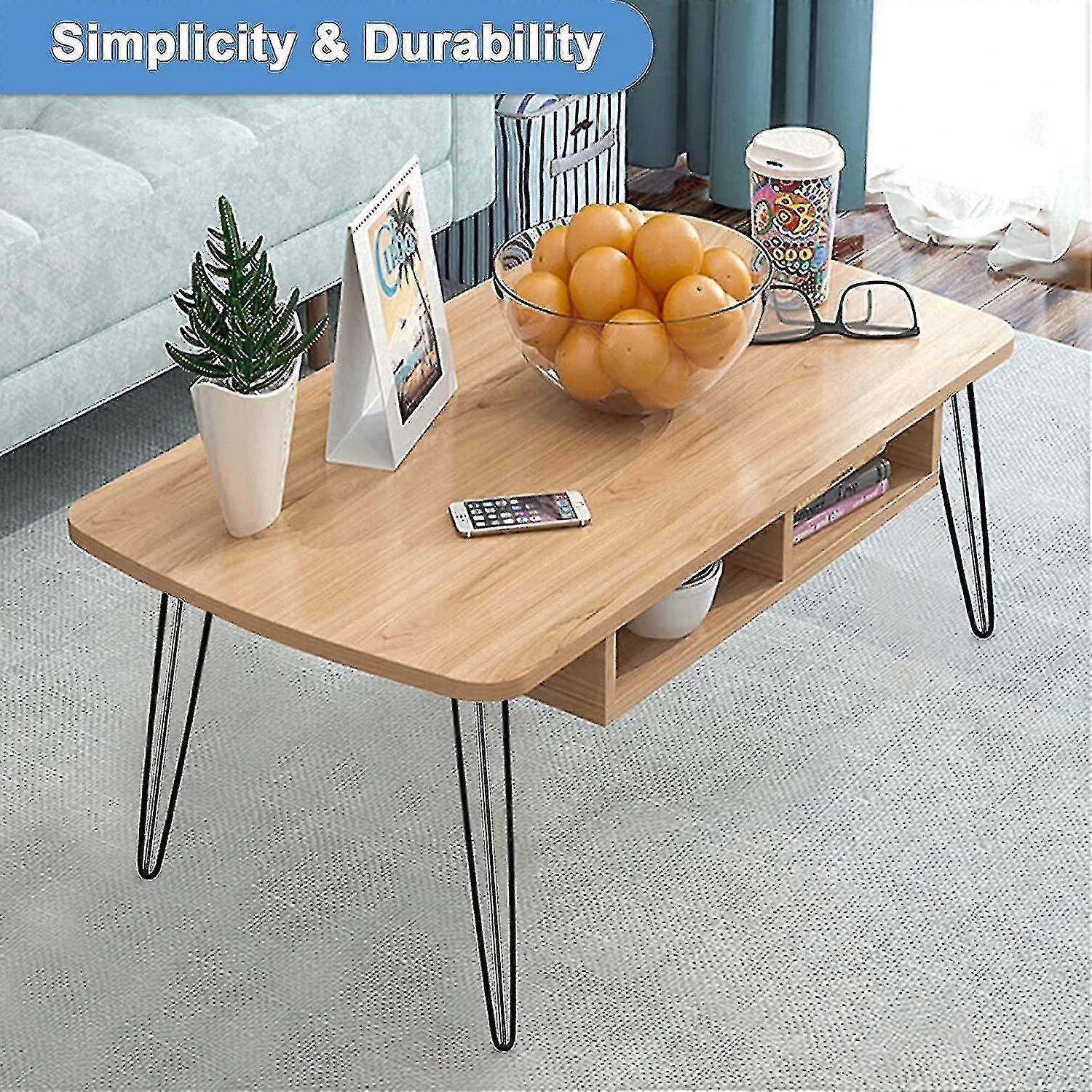 רגלי שולחן סיכות שיער, רגלי שולחן ממתכת, רגלי שולחן עבודה למחשב נייד DIY עם חורים קדוחים מראש לרהיטים ומשרד, שולחן אוכל (71.5 ס"מ)