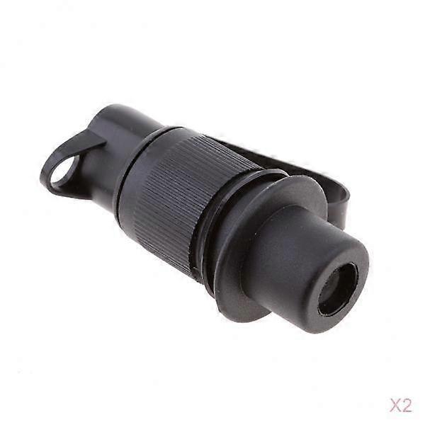 2 Sets Waterproof 3 Pins Electrical Connector Trailer Caravan RV Plug Socket