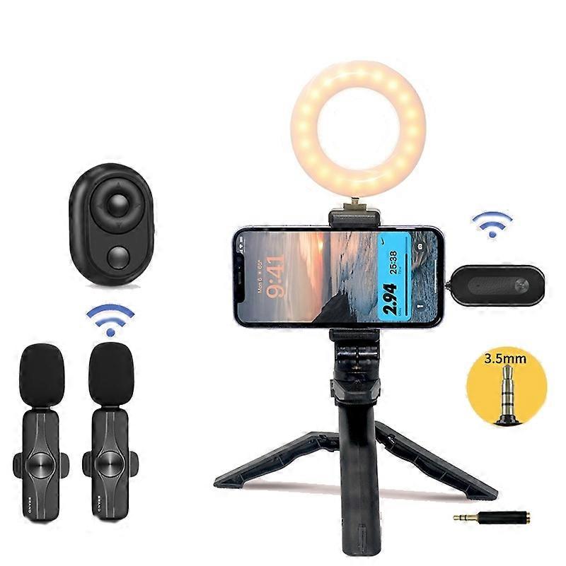 Microphone Fill Light Set Double Mic