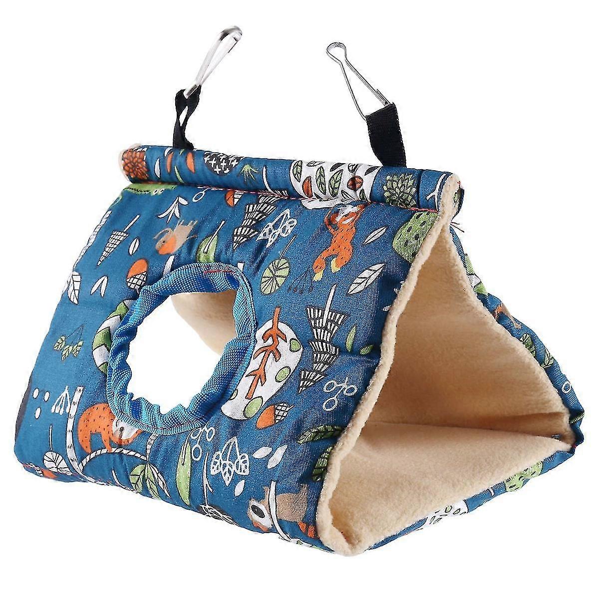 Bird Nests,Winter Warm Bird Hammock,Plush Hanging Hammock Shed Cage Warm Nest Accessories, Suitable