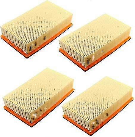 Set med 4 filter för Hilti dammsugare Vc 20 U Vc 40 U Um (lf 4) Kärcher Nt25 Nt35 Nt45 Platt luftfilter Lamellfilter \\/golv Dammsugare\\/wa