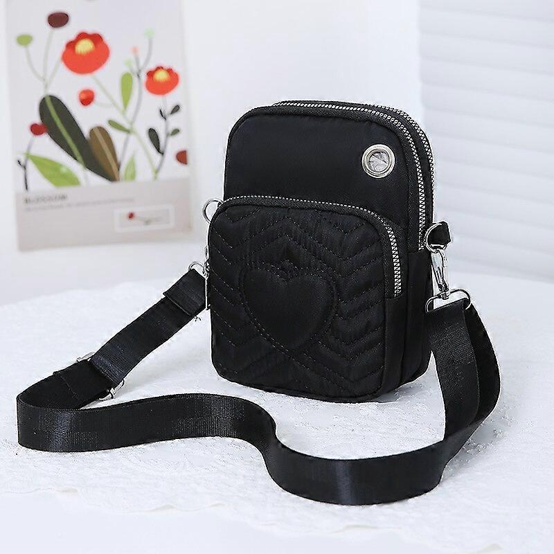 Borsa Da Donna Multiuso Pendolare Casual Piccola Borsa A Tracolla Nylon Del Telefono Mobile Portamonete Moda Portatile Semplice Borsa A Tracolla