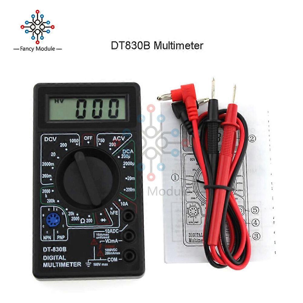 XL830L Multimeter LCD Backlight Portable AC/DC Ammeter Voltmeter Ohm Voltage Tester Meter Multimetro Handheld Digital Tester