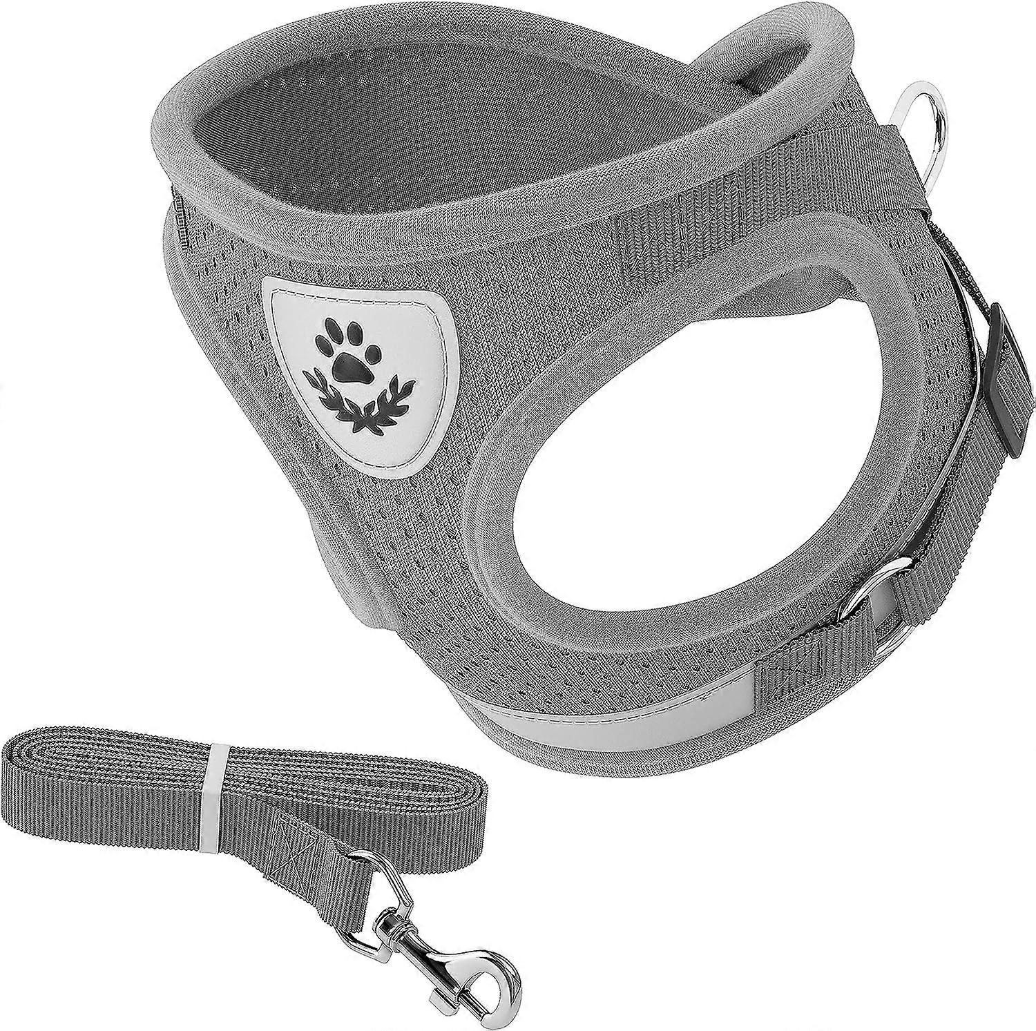 No Pull Dog Harness for Small and Medium Dogs. Harness with adjustable soft padded vest and reflective band. Perfect kit for walking with your pets.