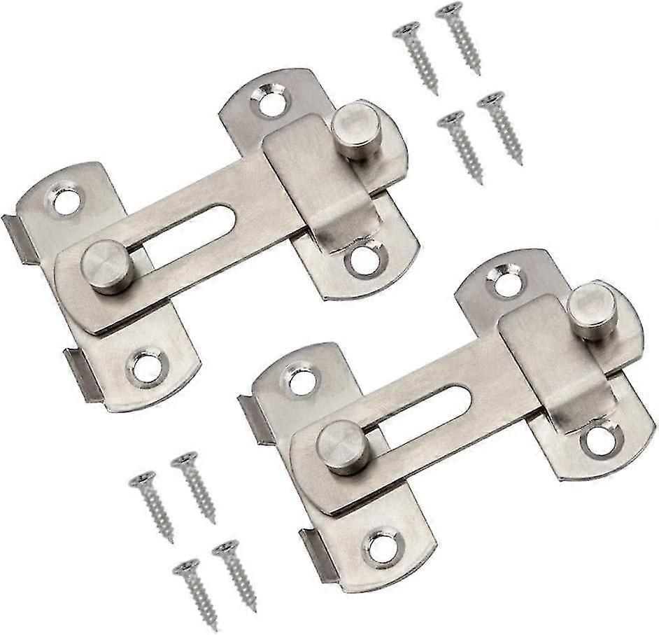 Skyvedør Lås Rustfritt Stål 1 stk