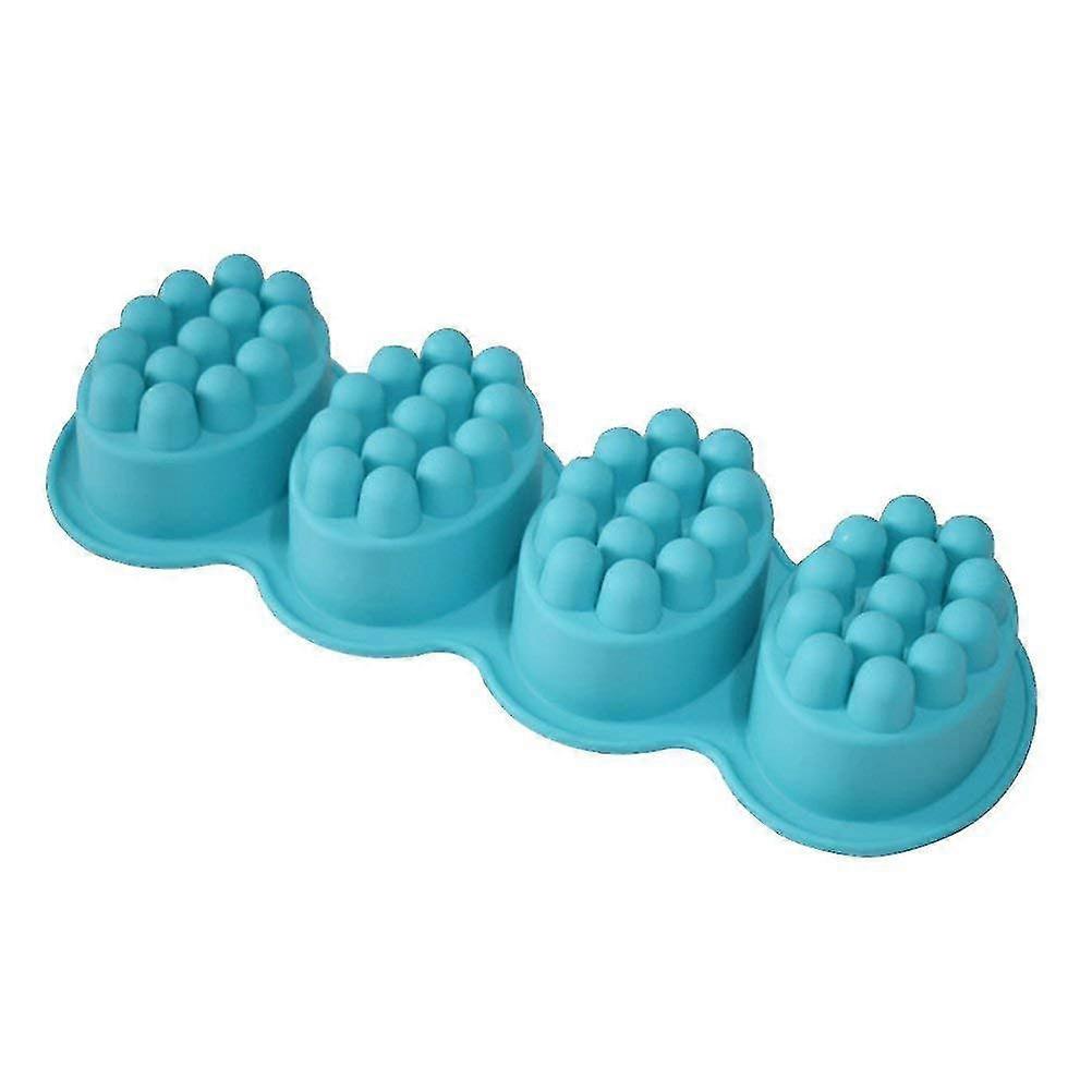 4 Cavity Silicone Soap Mold Massage Stick Mold