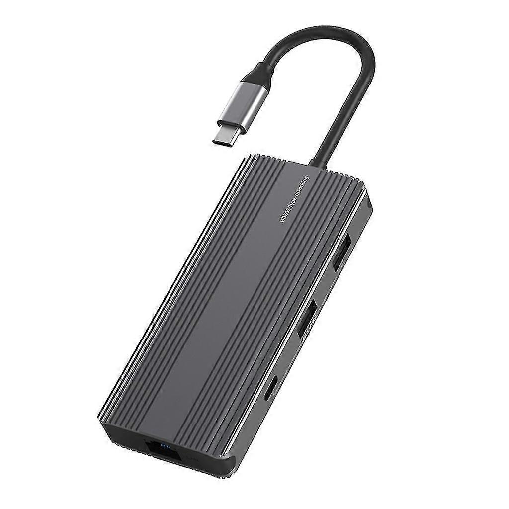 8 In 1 Typec Docking Station Hub Hdmi-compatibile Rj451000m per notebook PD100w
