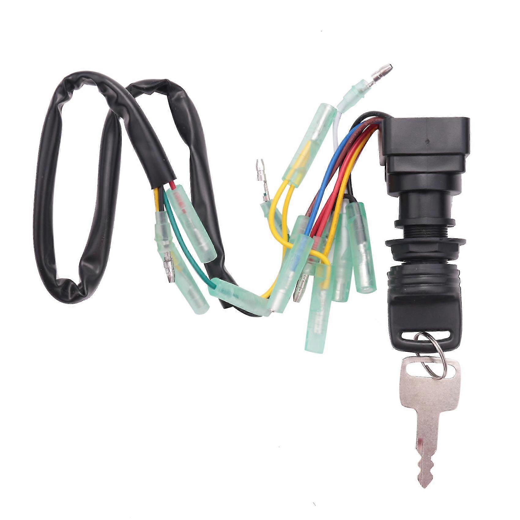 Ignition Switch Key Assy compatible with Yamaha Outboard Motor Control Box 703-82510-43-00