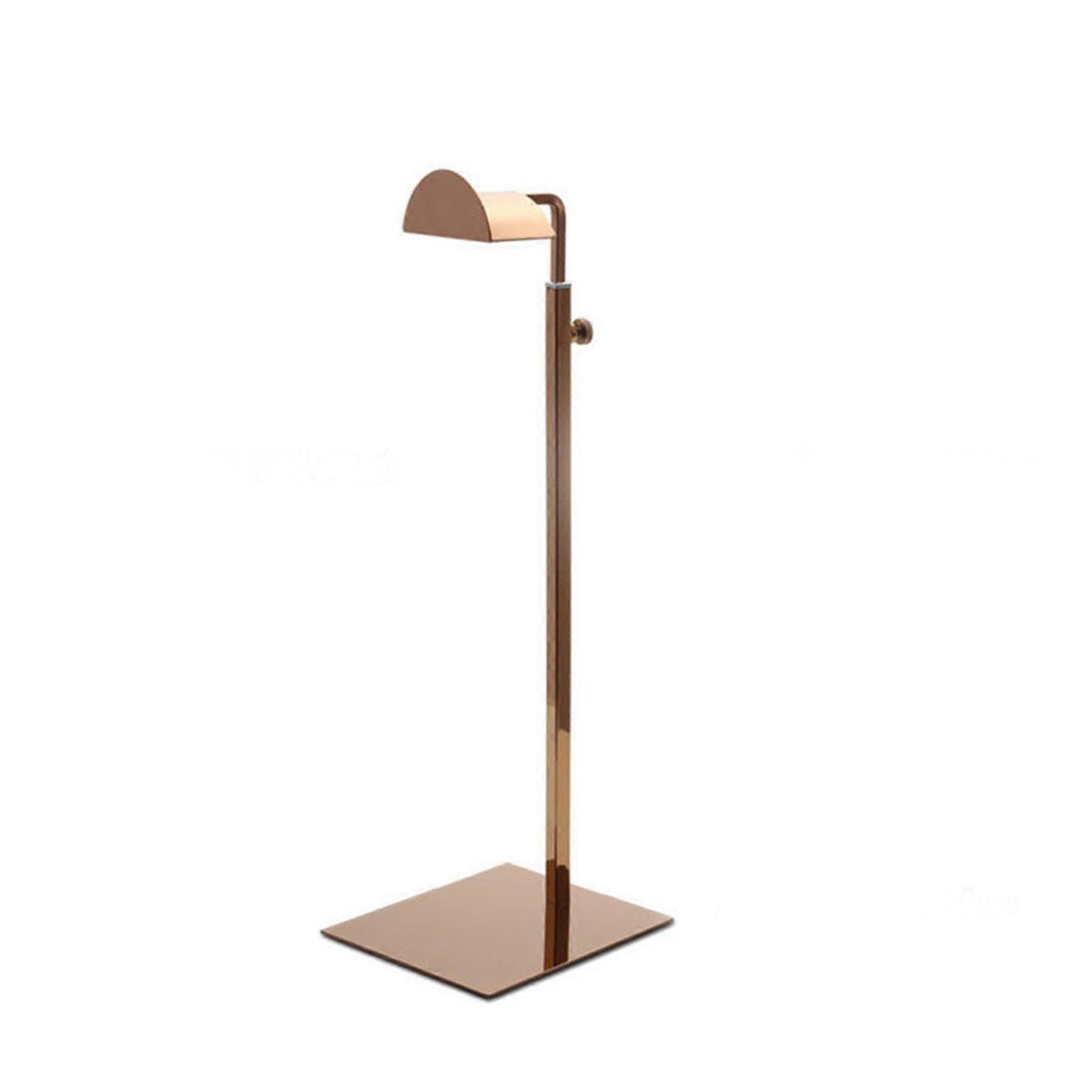 Handväska Displaystativ Rostfritt stål Höjdjusterbar Enkelkrok Handväska Metallhållare Stativ Typ 2