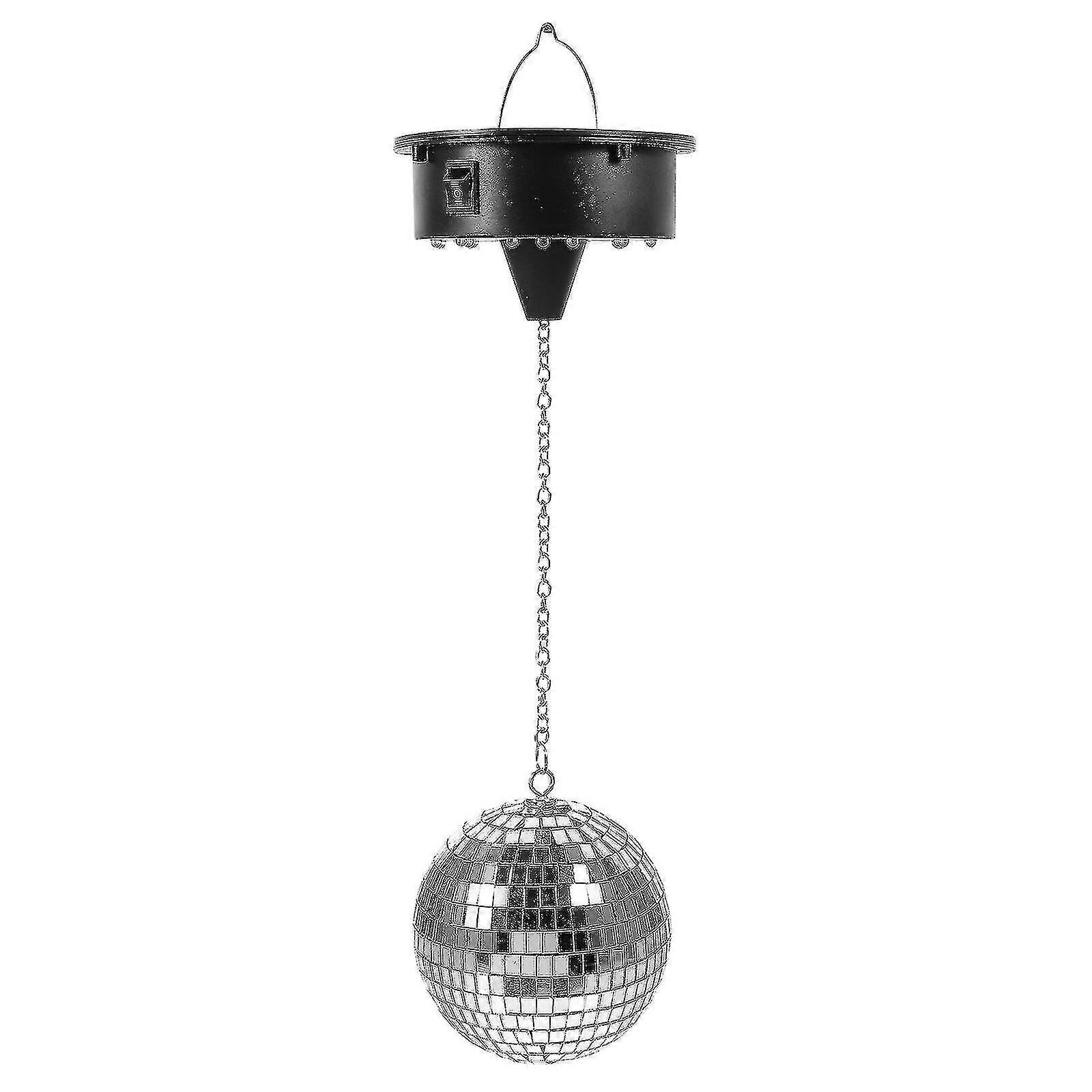 Disco Light Mirror Ball Rotating Spotlight Stage Hanging Light Ball For Party