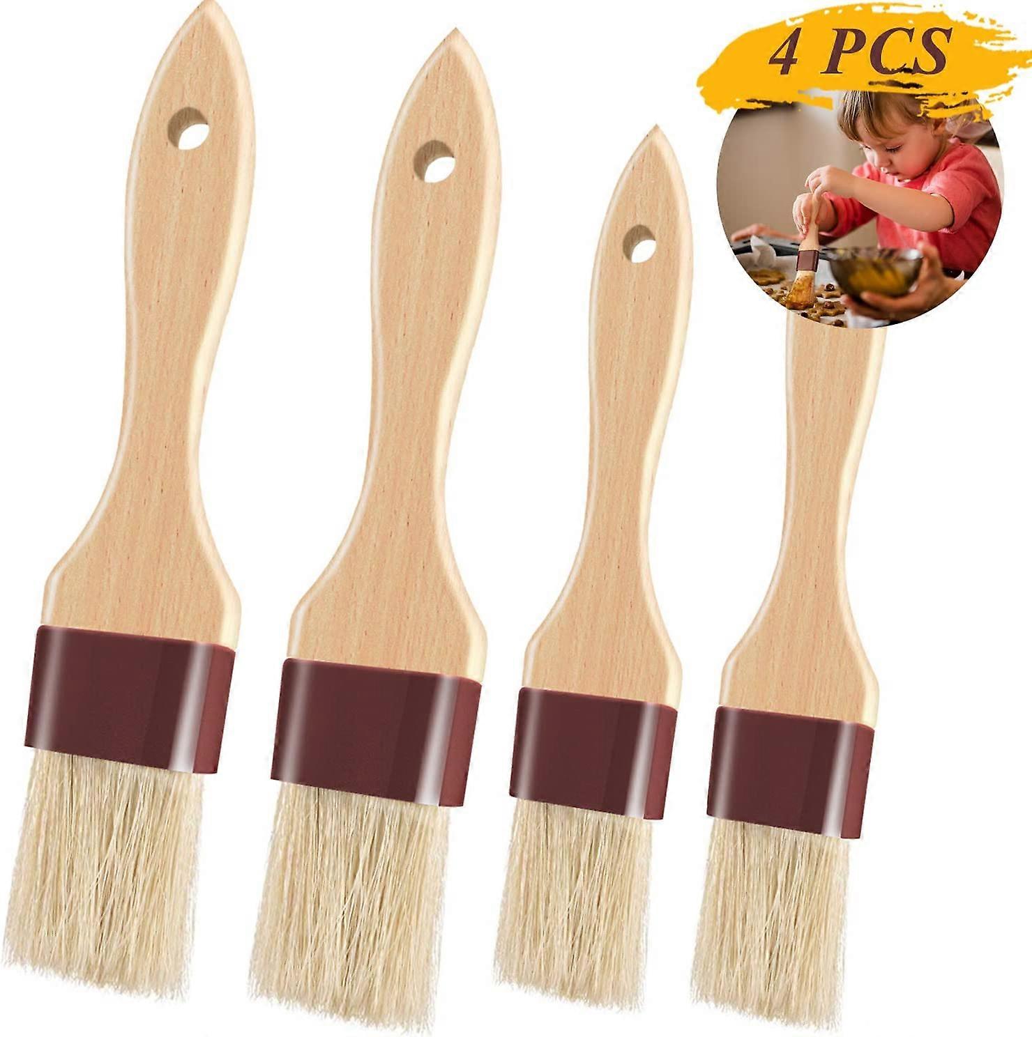 3 Pièces Pinceau À Pâtisserie Bois Pinceau À Pâtisserie À