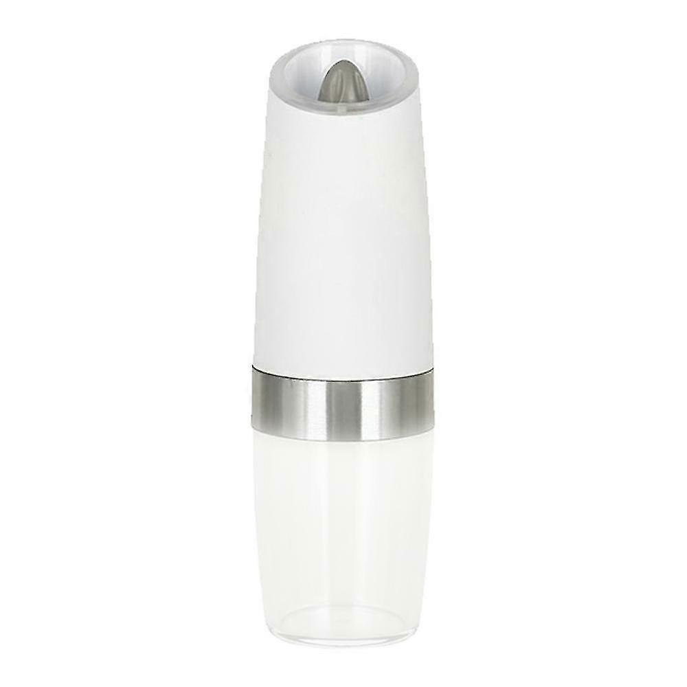 Electric Salt Pepper Grinder: Battery Operated Refillable Automatic Mill Adjustable Coarseness