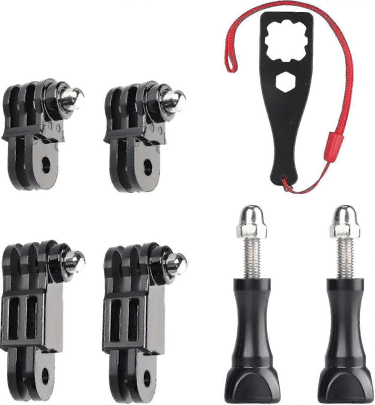 Gopro verlengarmbevestiging met rechte adapter en schroeven voor Hero-actiecamera's