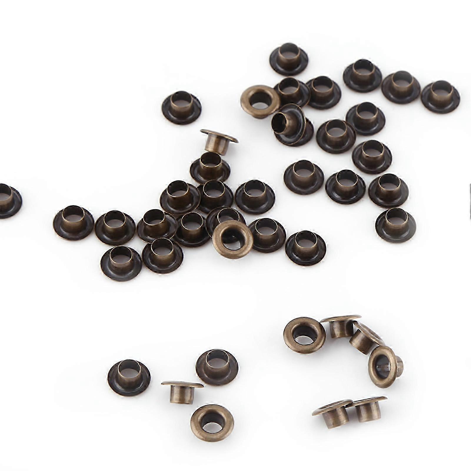 100pcs Small Grommets Eyelets with Washers for Clothes, Leather, Bags(Inner Diameter 4mm)