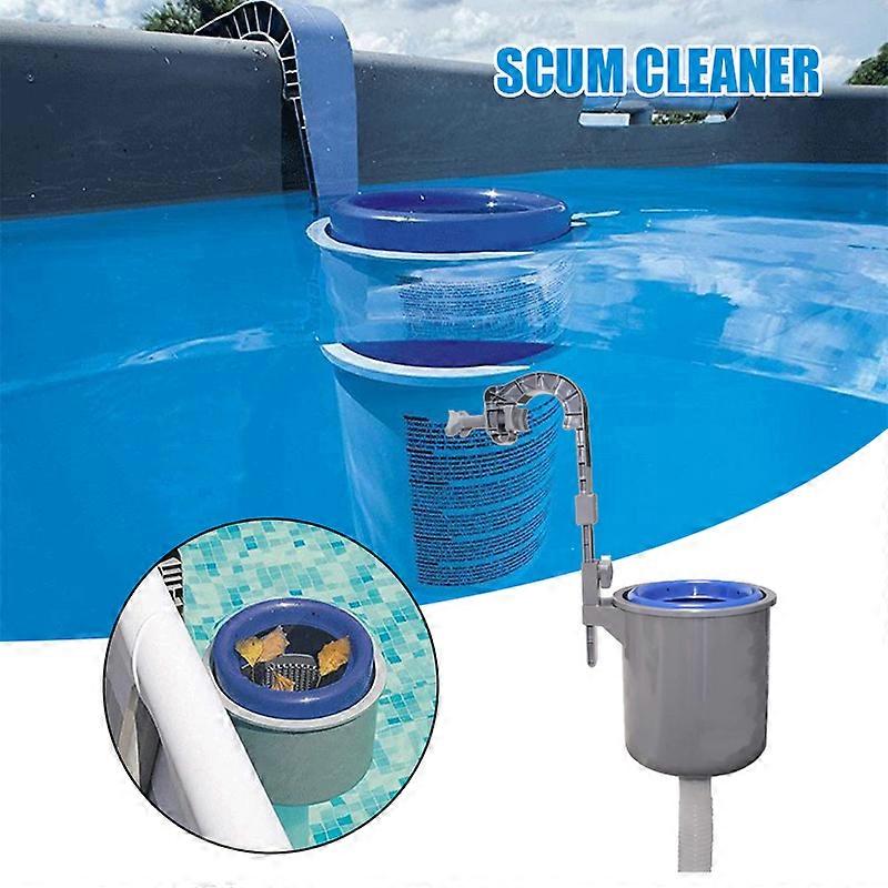 Swimming Pool Skimmer  Wall-Mounted Surface Separator  Pool Surface Floater  Pool Debris Cleaner