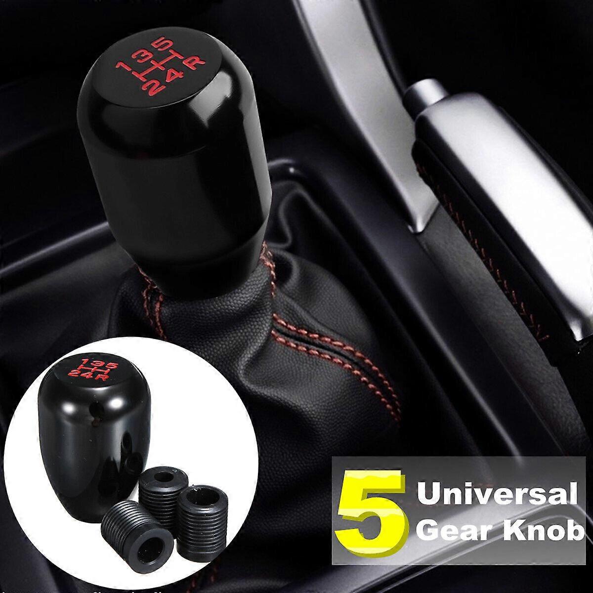 Universal Gear Stick Shift Shifter Knob 5-Speed Speed Lever Head