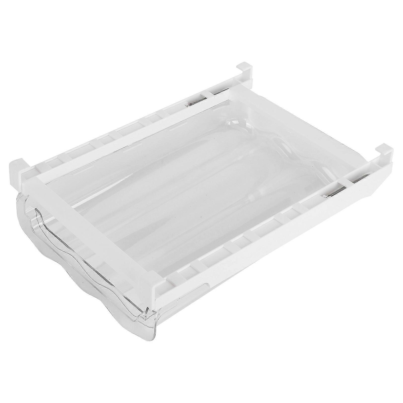 Adjustable Plastic Grid Egg Drawer Storage Box Holder for Refrigerator - Space Saving Solution