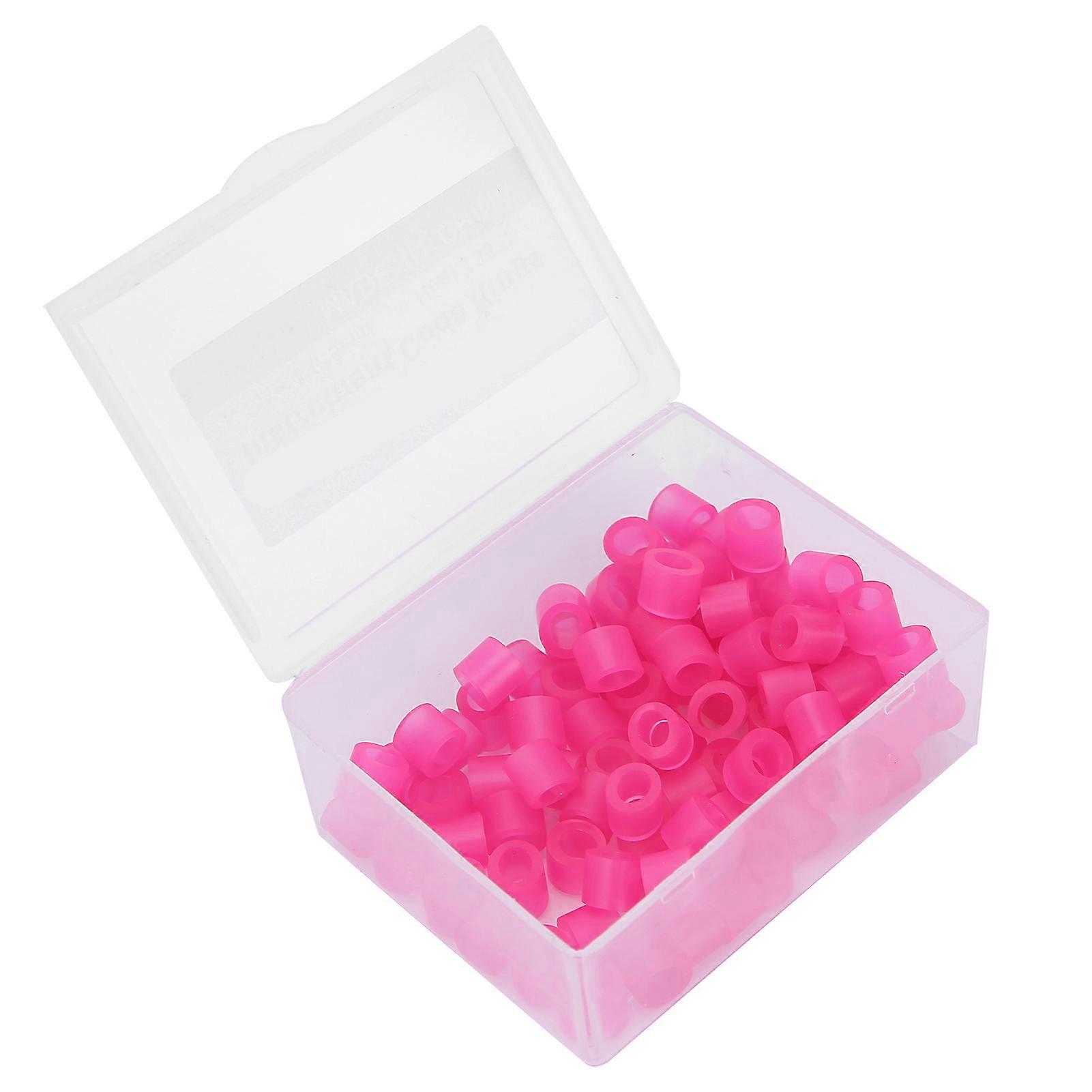 100-move Dental Color Code Silicone Rings (100pcs 4 Colors Orthodontic Dental Tool Identifier)
