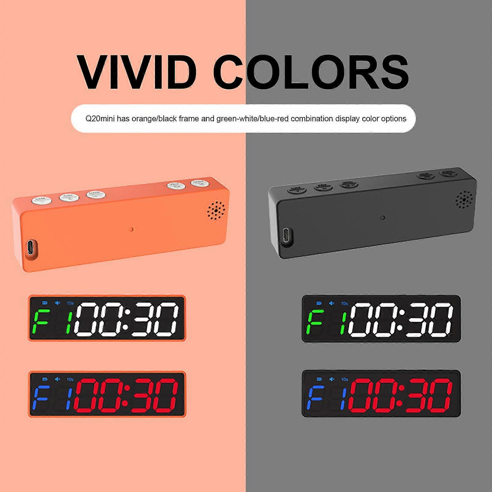 Gym Timer Clock Stopwatch Count Down For Interval Sports Training Boxing