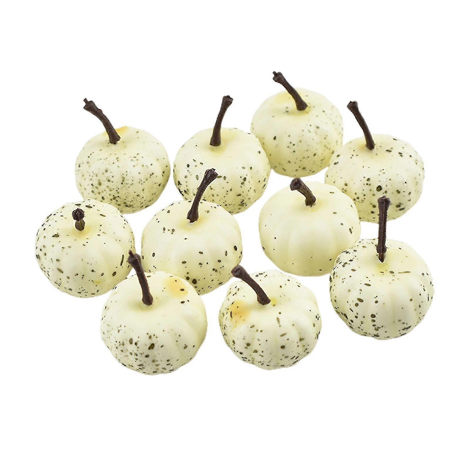 Diy Halloween Fall Ornament Multiple Functions Party 10pcs/set Non-toxic Simulation Pumpkins Decoration