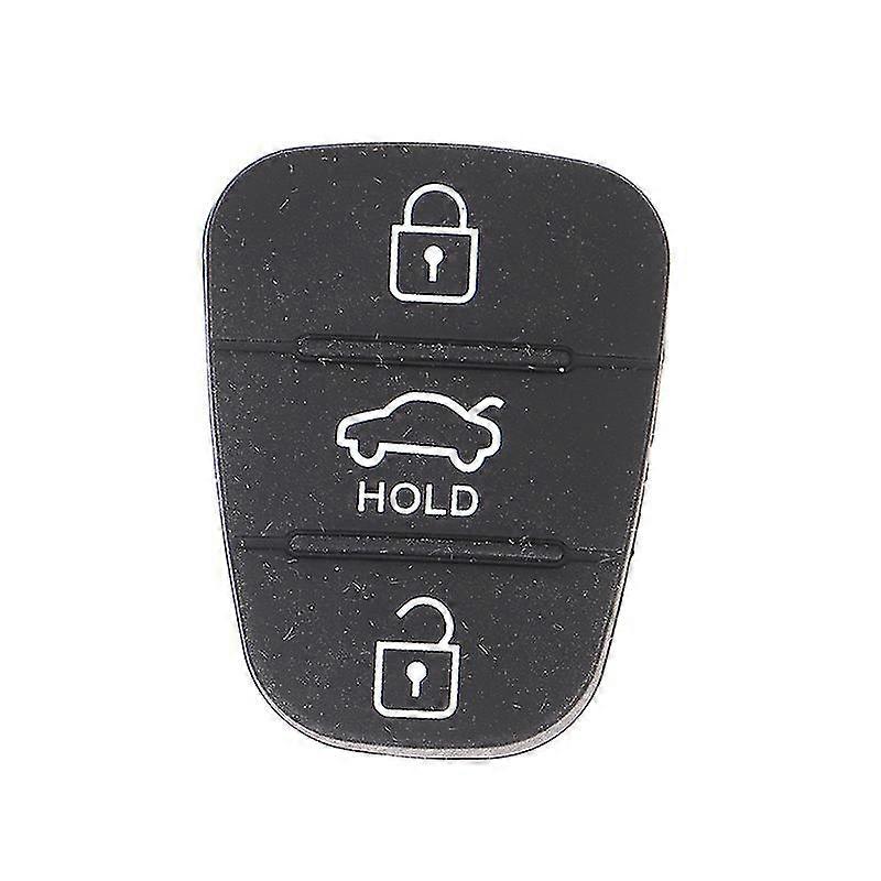 Hyundai Kia Silicone 3 Button Key Pad Shell Replacement Key Auto Keys Part