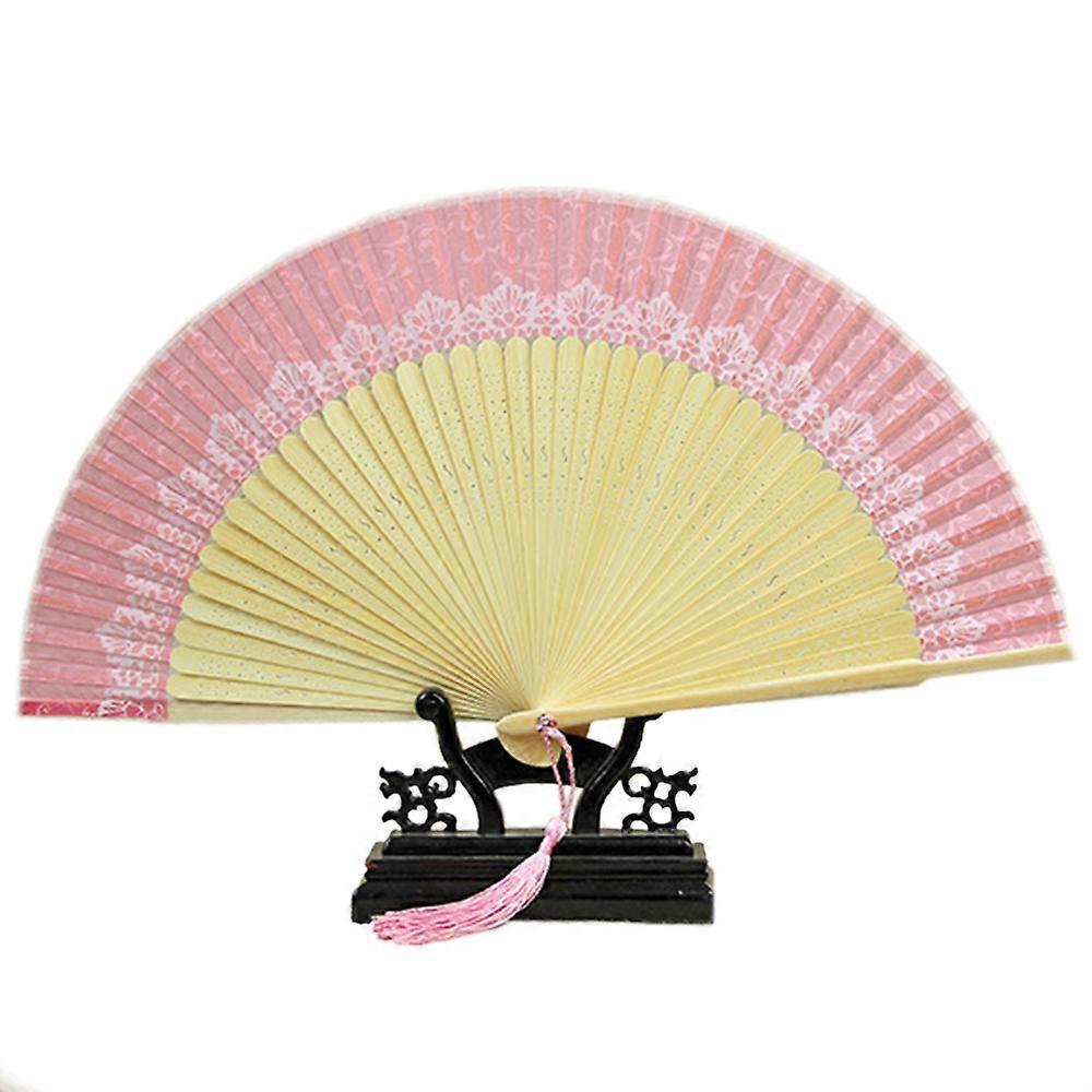 Butterfly Bone Lace Silk Folding Artware