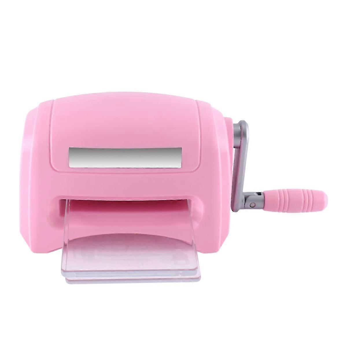 Paper Art Machine Hand Rock Flower Machine Die-cut Machine Home Diy Embossing Dies Diy Tool Pink