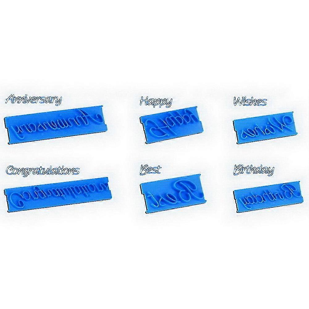 Handgeschriebene Phrase Brief Modellierung Fondant Kuchen Form Keks Druck Form Diy Backkuchen