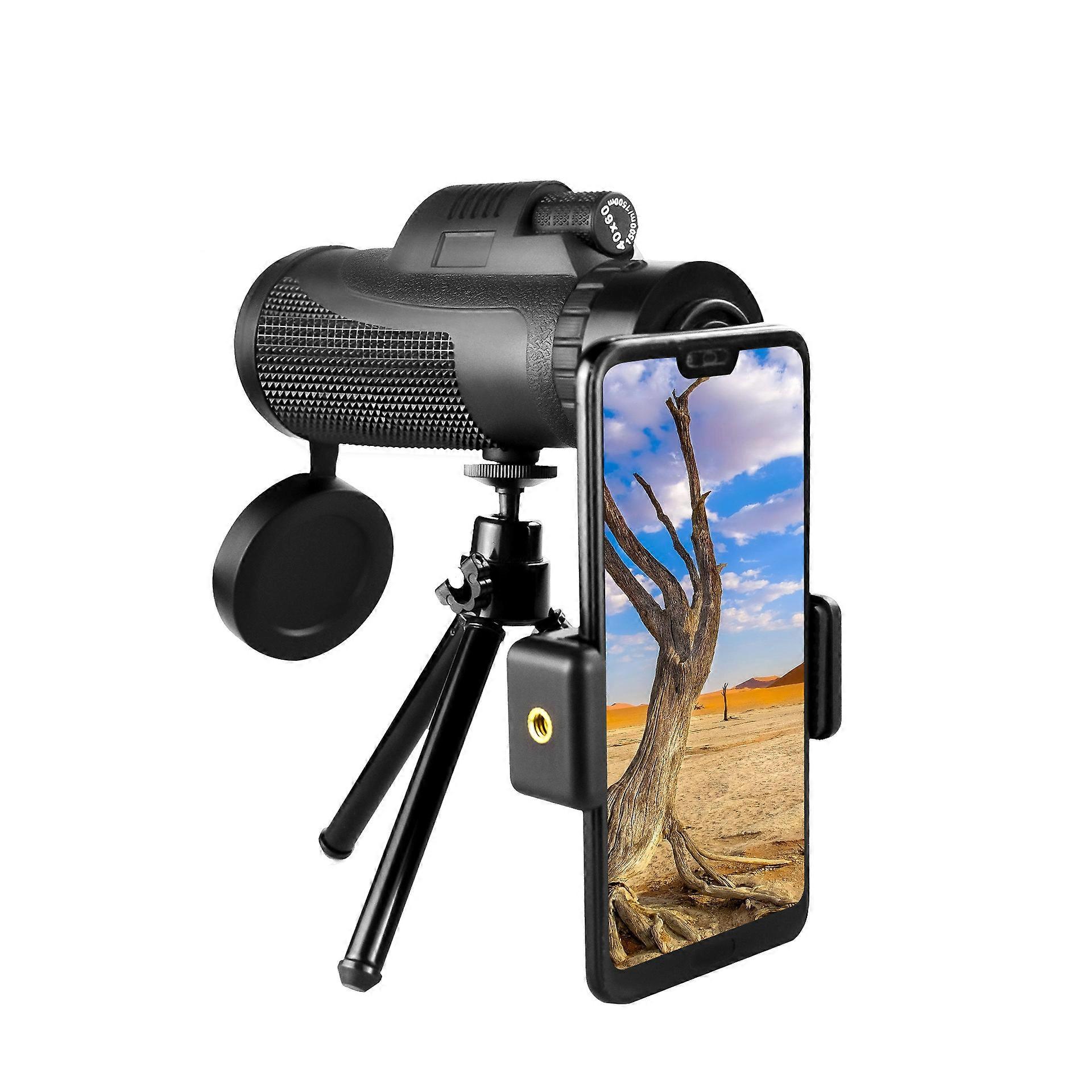 Nouveau monoculaire haute définition 40x60 avec motif de diamant, télescope portable portable pour une utilisation en extérieur