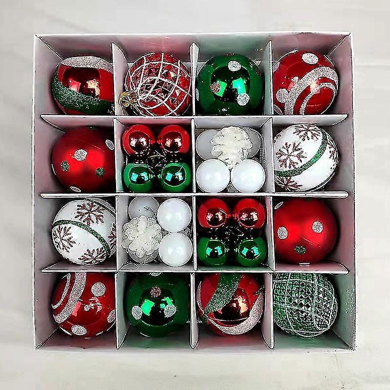 42pcs Weihnachtskugeln Weihnachtskugeln Set Weihnachtskugeln Weihnachtskugeln Set , Unzerbrechliche Weihnachtskugeln