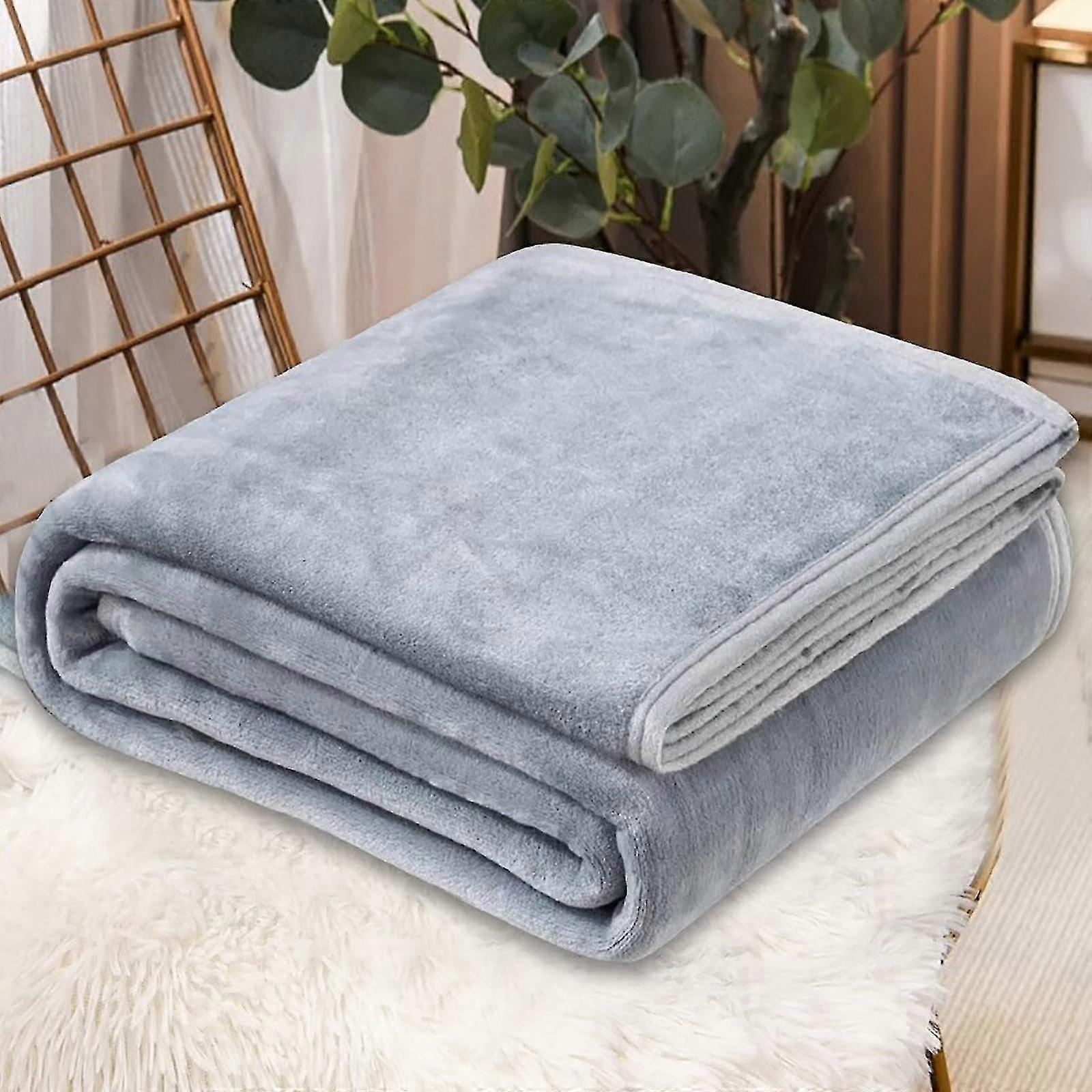 Super Soft Warm Micro Plush Fleece Blanket Throw Rug