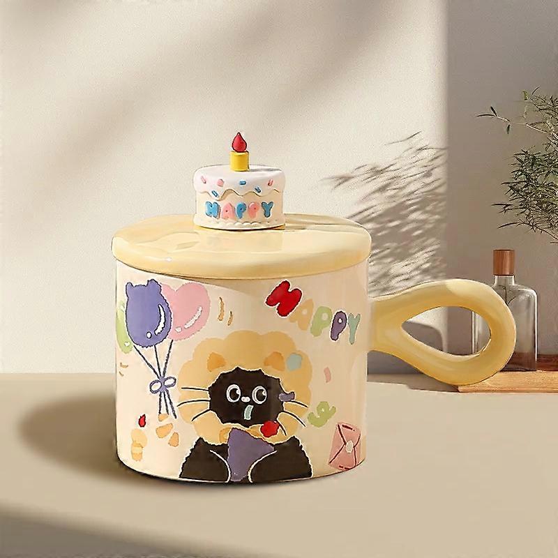 Cute Stylish Mug for Home Coffee Tea Drinking