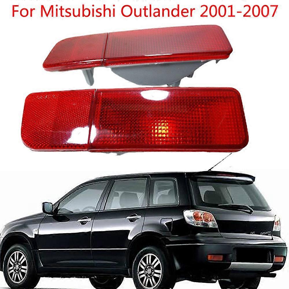 Rear fog Lights for 2001 2002 2003 2004 2005 2006 2007 Mitsubishi Outlander rear bumper light reflector Brake Light Taillight