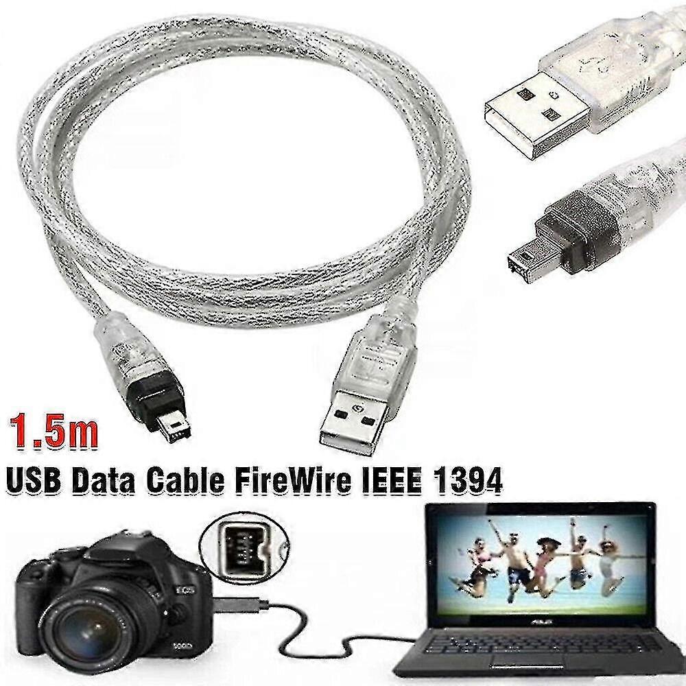 Για Mini DV Καλώδιο δεδομένων USB MiniDV FireWire IEEE 1394 HDV Βιντεοκάμερα για επεξεργασία υπολογιστή