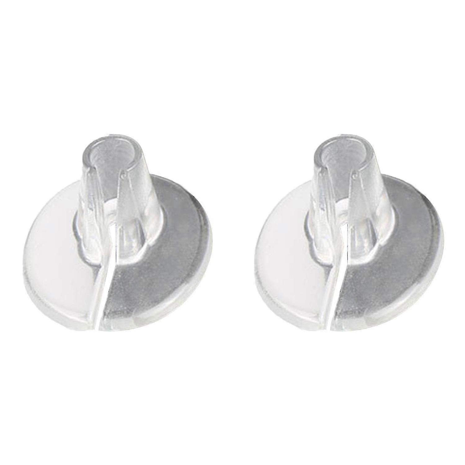 1 Pair Anti-slip Toe Protectors Transparent Cushions for Flip Flops Sandals