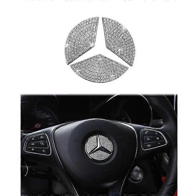 Mercedes Benz Accessories Bling Media Control Decals Stickers Trim Interior Accessories For gla200CLA220A Grade B200 Knob CoverVehicle Dashboard Acces
