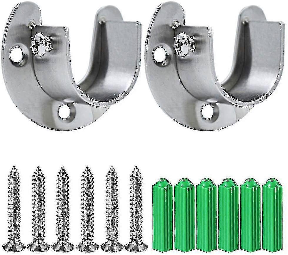 Round Pipe Bracket For Cabinet Pipe Rod